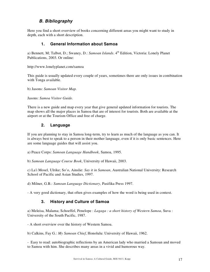 Samoan Language Handbook
